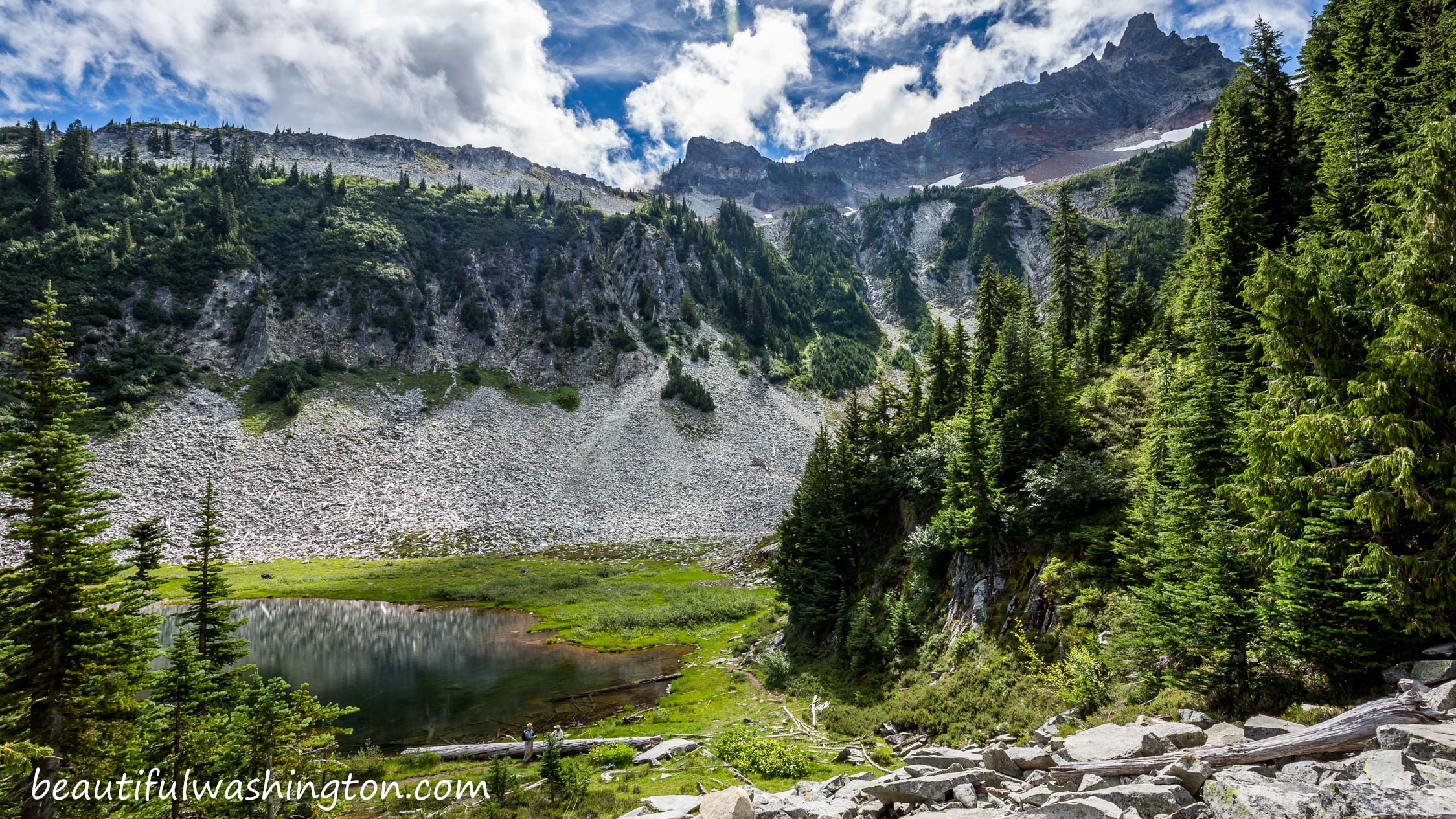 Photo from Mt. Rainier, Paradise Area, Bench and Snow Lakes