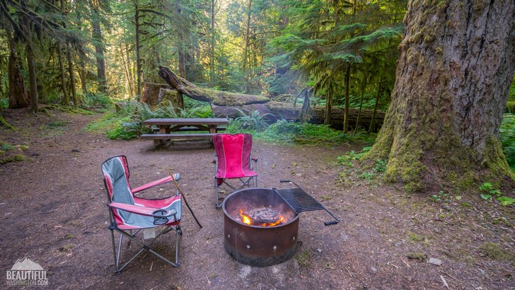 Photo taken at Iron Creek Campground, South Cascades Region, Mount St. Helens area