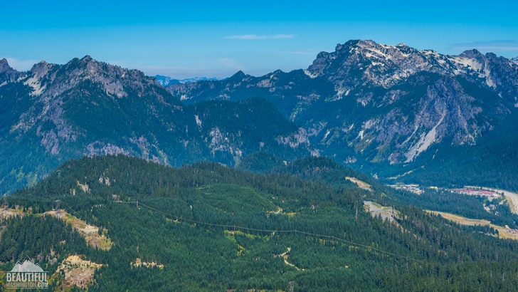Photo of the Mount Catherine Trail and the views it provides, Snoqualmie Region, Washington State