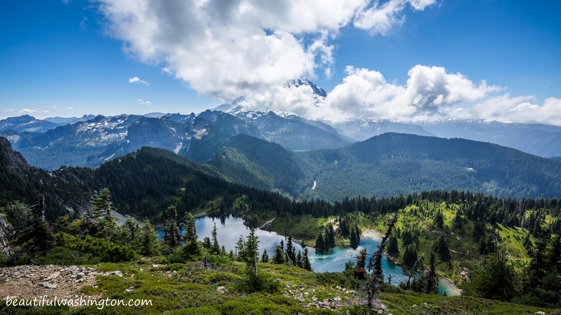 Photo from Mt. Rainier, Carbon River and Mowich Lake Area, Tolmie Peak