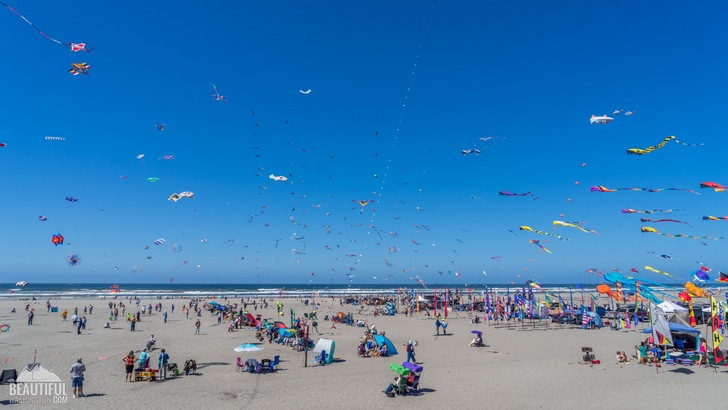 Photo taken at the Washington State International Kite Festival, Long Beach, WA